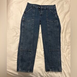 Old Navy Women's Straight Leg Jeans - Dark Blue